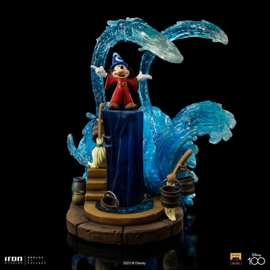 Disney Statuette Art Scale Deluxe 1 10 Mickey Fantasia Deluxe