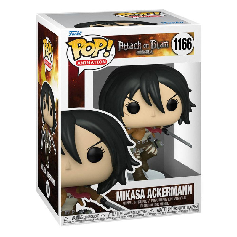 Attack on Titan POP! Animation Vinyl figurine Mikasa Ackerman with Swords