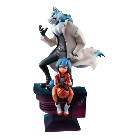 BNA: Brand New Animal Statuette Michiru Kagemori & Shirou Ogami