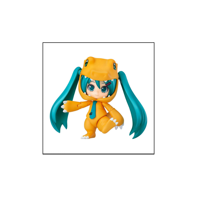 Character Vocal Series 01 Figurine Nendoroid Hatsune Miku: Kigurumi Agumon Ver.