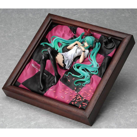 Character Vocal Series Statuette 1/8 Miku Hatsune World Is Mine Brown Frame