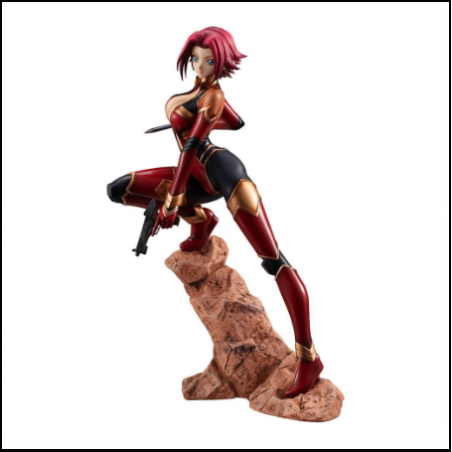 Code Geass: Resurrection Lelouch Statuette 1/8 Kouzuki Karen Pilot Suit Version.