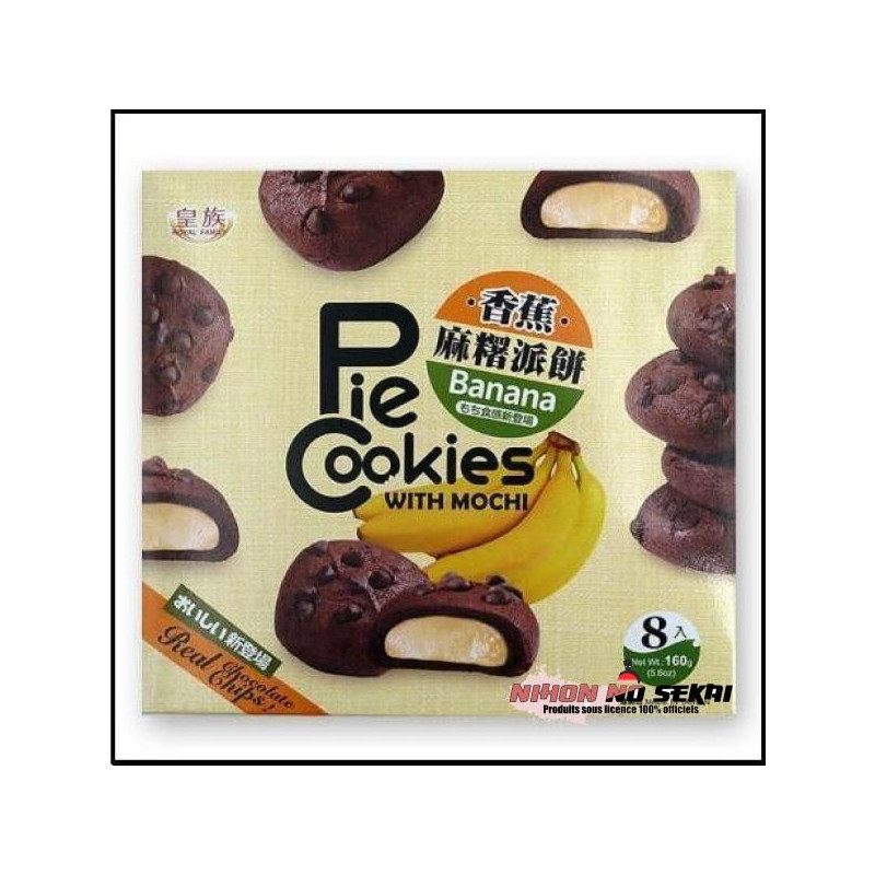 Cookies au chocolat avec mochi à la banane