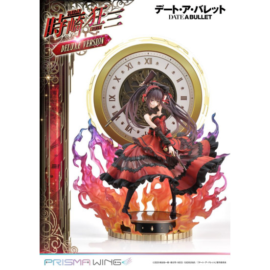 Date A Live Fragment: Date A Bullet statuette PVC 1/7 Prisma Wing Kurumi Tokisaki Deluxe Version