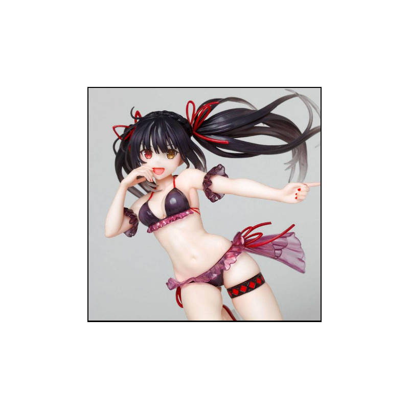 Date A Live: Date A Bullet Statuette Kurumi Tokisaki Swimwear Ver.