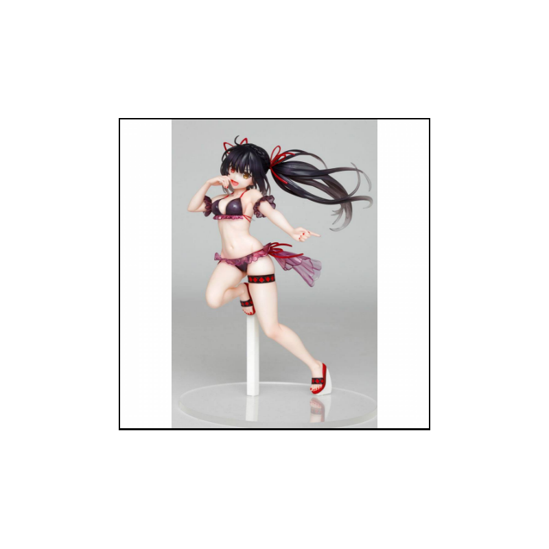 Date A Live: Date A Bullet Statuette Kurumi Tokisaki Swimwear Ver.