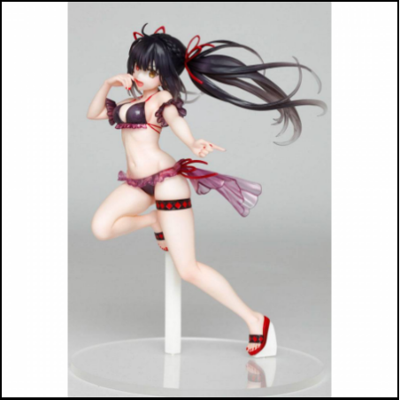 Date A Live: Date A Bullet Statuette Kurumi Tokisaki Swimwear Ver.