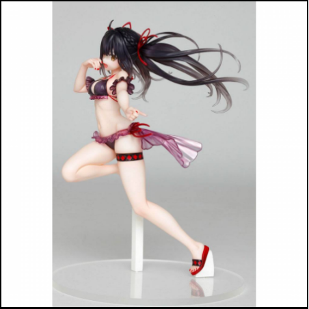 Date A Live: Date A Bullet Statuette Kurumi Tokisaki Swimwear Ver.