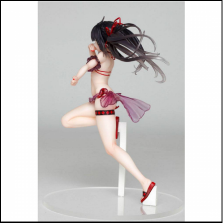 Date A Live: Date A Bullet Statuette Kurumi Tokisaki Swimwear Ver.