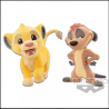 Disney  Roi Lion - Figurine de Simba & Timon Fluffy Puffy
