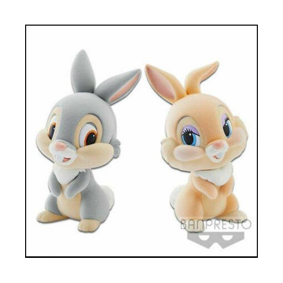 Disney Bambi - Figurine Pan Pan & Miss Bunny Fluffy Puffy