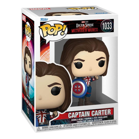 Doctor Strange in the Multiverse of Madness POP! Movies Vinyl figurine Captain Carter