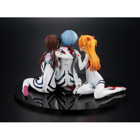 Evangelion: 3.0+1.0 Thrice Upon a Time statuette PVC 1/8 Asuka/Rei/Mari: Newtype Cover Ver