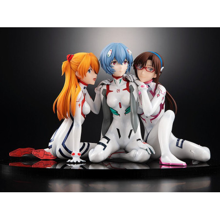Evangelion: 3.0+1.0 Thrice Upon a Time statuette PVC 1/8 Asuka/Rei/Mari: Newtype Cover Ver