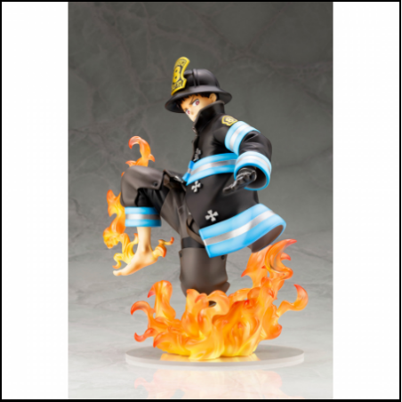 Fire Force - Figurine PVC ARTFXJ 1/8 Shinra Kusakabe Glows in the Dark 21 cm