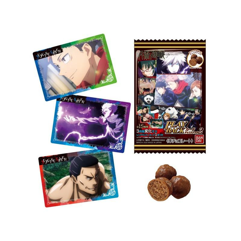 Jujutsu Kaisen - Play Back Card Chocolate Snack - Vol.2