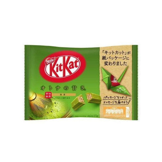 Kit Kat mini Matcha green tea (12 mini sachets )