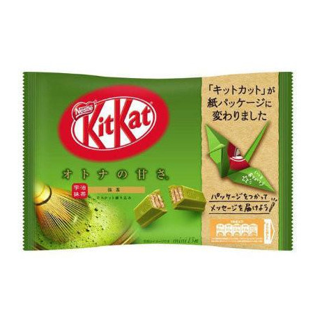 Kit Kat mini Matcha green tea (12 mini sachets )