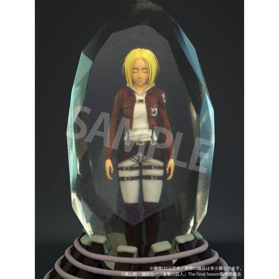 L'attaque Des Titans Statuette 3D Crystal Annie Leonhart