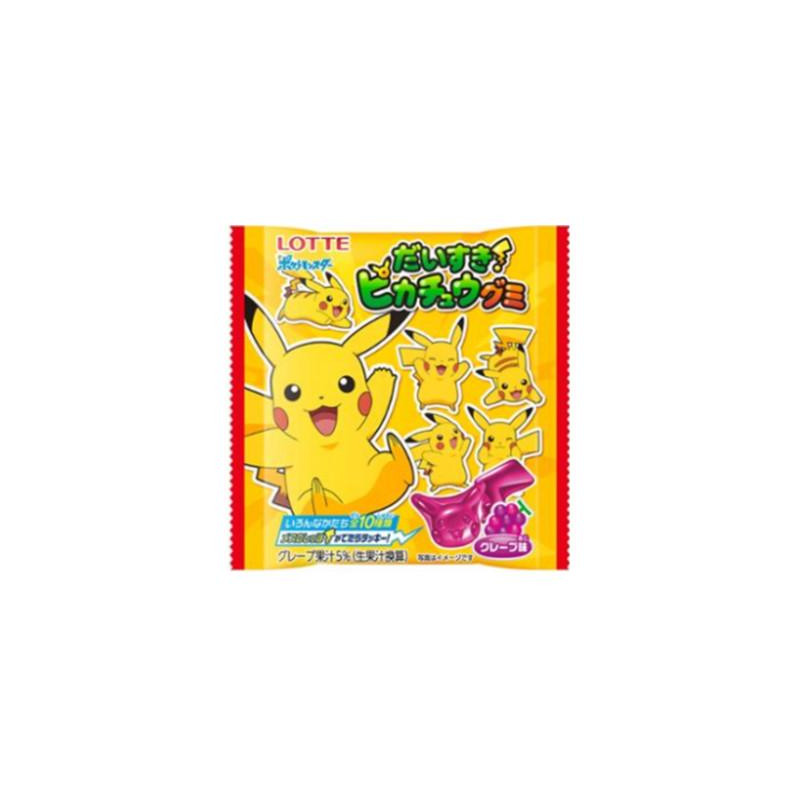 Lotte Love Pikachu Bonbons Au Raisin