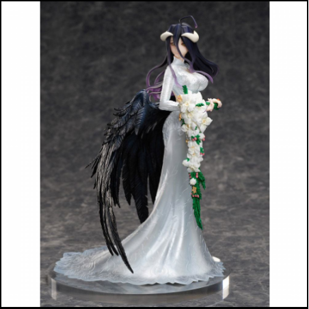 Overlord III Statuette 1/8 Albedo Wedding Dress Version