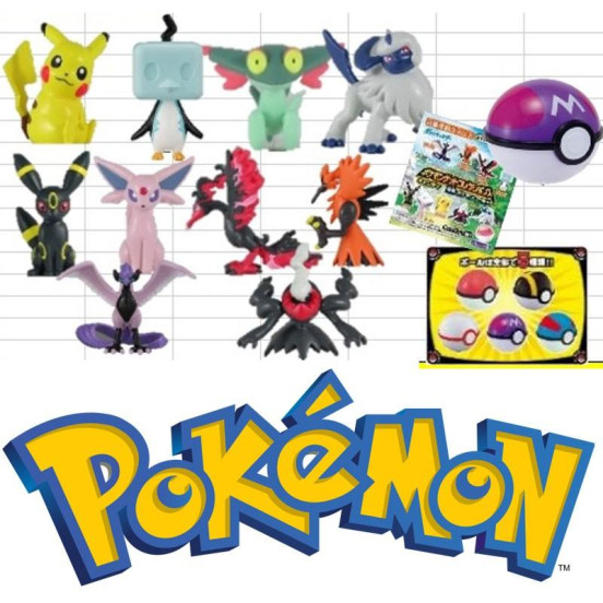 Pokemon - Pokeball + Figurines