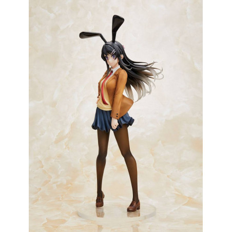 Rascal Does Not Dream Of Bunny Girl Senpai Statuette Mai Sakurajima Uniform Bunny Ver