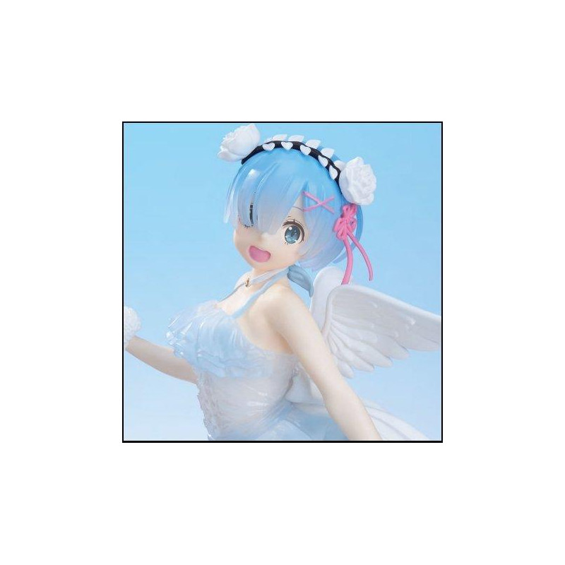 Re Zero Kara Hajimeru Isekai Seikatsu - Figurine Rem Espresto Est Clear & Dressy Rem Angel Ver.