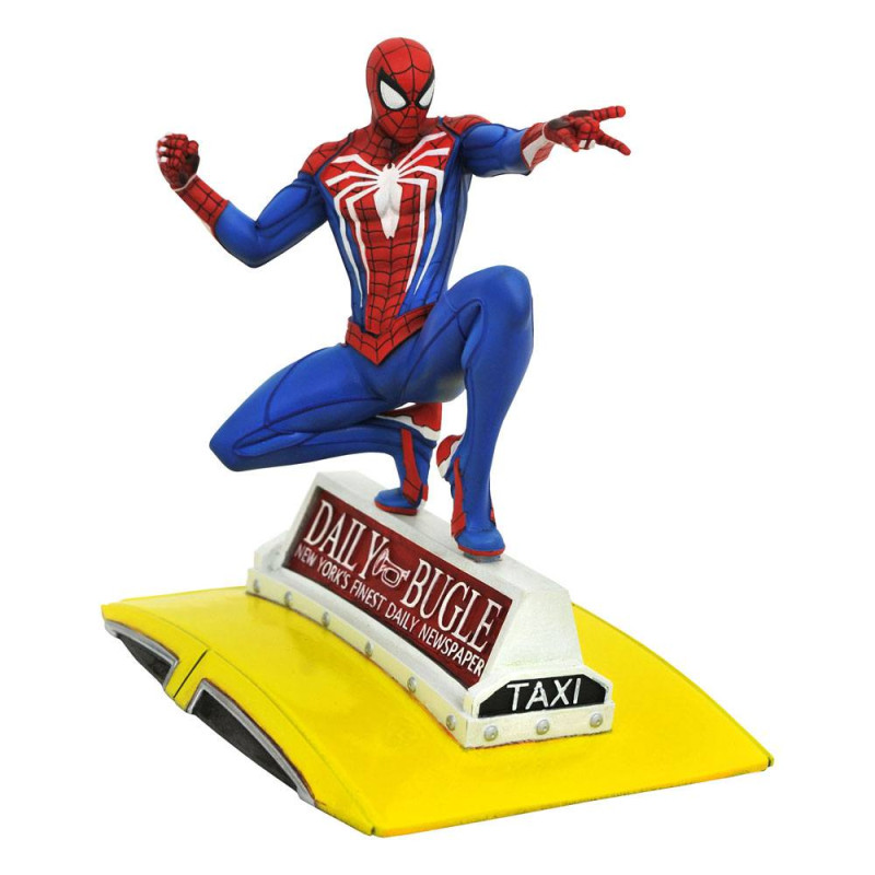 Spider-Man 2018 Marvel Video Game Gallery statuette Spider-Man on Taxi