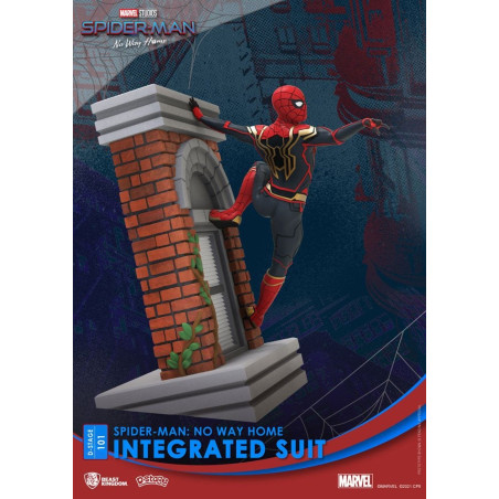 Spider-Man: No Way Home diorama PVC D-Stage Spider-Man Integrated Suit Closed Box Version