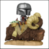 Star Wars The Mandalorian Pop! Deluxe Vinyl - Figurine The Mandalorian on Wantha With Child In Bag