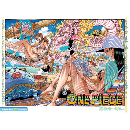 Weekly Shonen Jump n°21-22 (2022) + inclus stickers One Piece (Collector)
