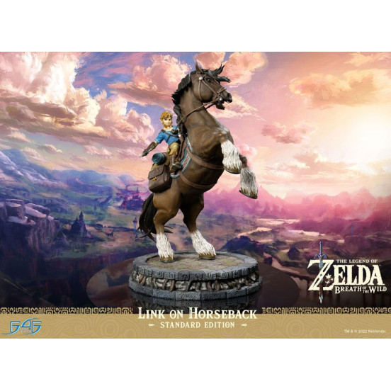 The Legend of Zelda Breath of the Wild statuette Link on Horseback