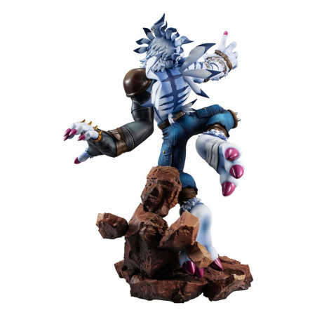 Digimon Adventure G.E.M. Series statuette PVC Were Garurumon