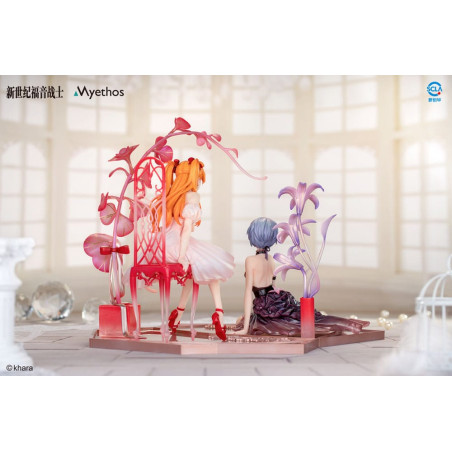 Evangelion statuette PVC 1/7 Rei Ayanami & Asuka Shikinami Langley: Whisper of Flower Ver. Set
