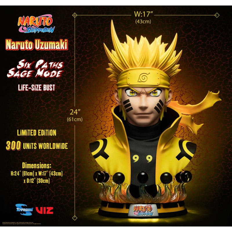 Naruto Shippuden buste 1/1 Naruto Six Paths Sage Mode
