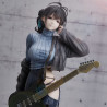 Juroku Illustration statuette PVC Guitar Meimei Backless Dress