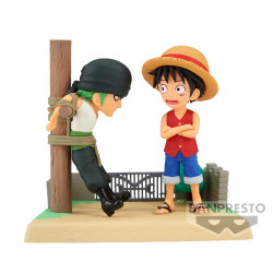 One Piece - Figurine Monkey D Luffy & Roronoa Zoro WCF-Log Stories