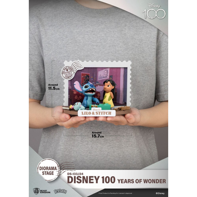 Disney 100 Years of Wonder diorama PVC D-Stage Lilo & Stitch