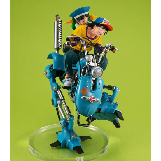 Dragonball Z Desktop Real McCoy EX diorama PVC Son Goku & Son Gohan & Robot with two legs