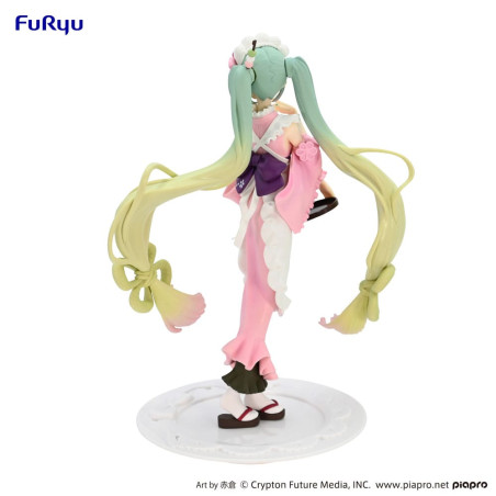 Hatsune Miku statuette PVC Exceed Creative Matcha Green Tea Parfait Cherry Blossom Ver