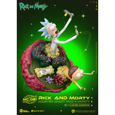 Rick and Morty statuette Master Craft Rick and Morty