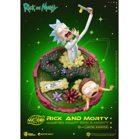 Rick and Morty statuette Master Craft Rick and Morty