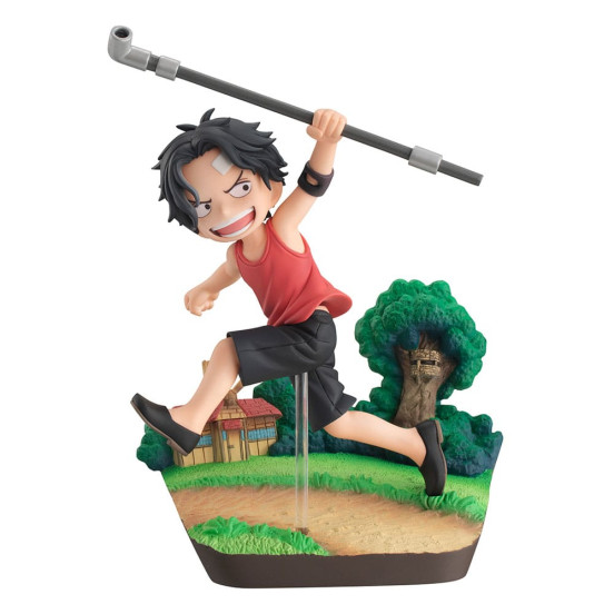 One Piece G.E.M. Series statuette PVC Portgas D. Ace Run! Run! Run!