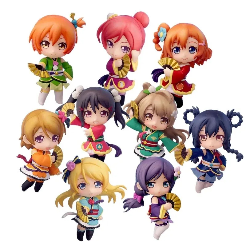 Figurine Manga Love Live! Pack 9 en 1 Version Q