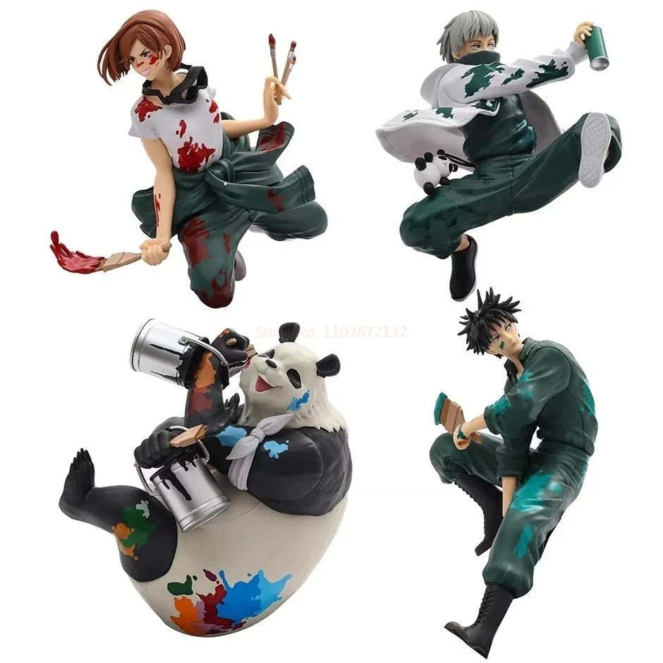 Figurine Manga - Panda et personnages Itadori, Gojo, Maki, Toge, Nobara, Megumi de Jujutsu Kaisen – Image 9