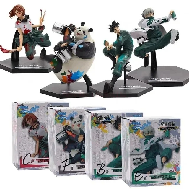 Figurine Manga - Panda et personnages Itadori, Gojo, Maki, Toge, Nobara, Megumi de Jujutsu Kaisen – Image 10