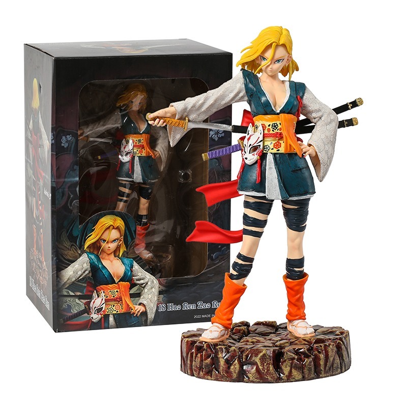 Figurine Manga Android 18 version samouraï Dragon Ball