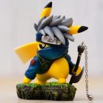 Figurine Manga Pikachu déguisé en Kakashi ninja