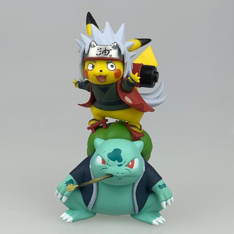 Figurine Manga Pikachu en tenue de Jiraiya